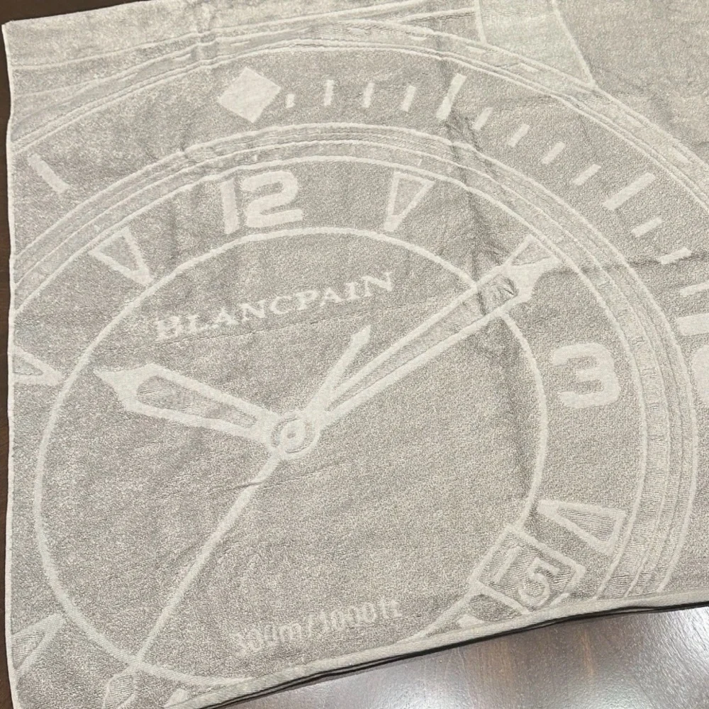Blancpain Beige Towel with fifty fathoms design